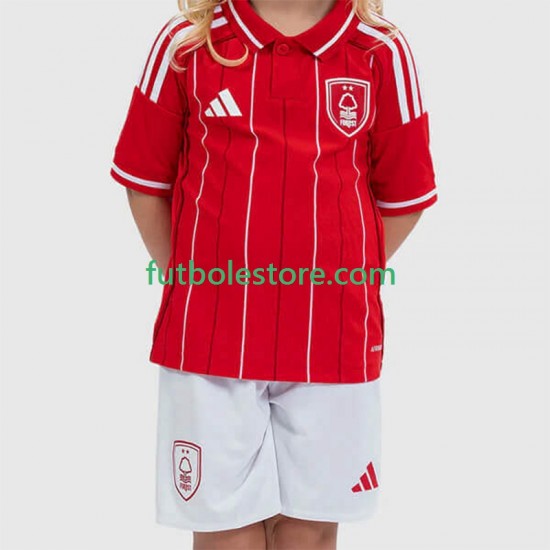 Primera Equipación del Nottingham Forest 2025-2026 Manga Corta para Niño (Camiseta y pantalón) Primera Equipación del Nottingham Forest 2025-2026 Manga Corta para Niño (Camiseta y pantalón)