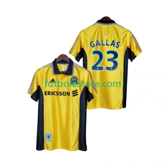 Tercera Equipación del Olympique de Marsella Gallas 23 Retro 1998 1999 Manga Corta para Hombre Tercera Equipación del Olympique de Marsella Gallas 23 Retro 1998 1999 Manga Corta para Hombre
