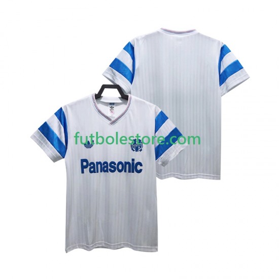Primera Equipación del Olympique de Marsella Retro 1990 Manga Corta para Hombre Primera Equipación del Olympique de Marsella Retro 1990 Manga Corta para Hombre