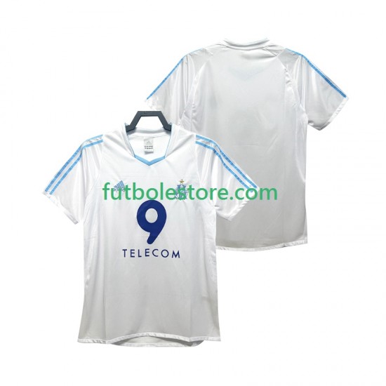 Primera Equipación del Olympique de Marsella Retro 2002 2003 Manga Corta para Hombre Primera Equipación del Olympique de Marsella Retro 2002 2003 Manga Corta para Hombre