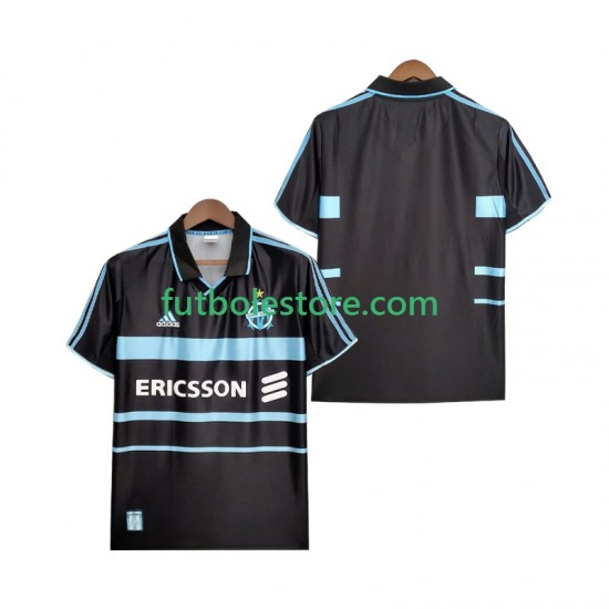 Tercera Equipación del Olympique de Marsella Retro 1999 2000 Manga Corta para Hombre Tercera Equipación del Olympique de Marsella Retro 1999 2000 Manga Corta para Hombre