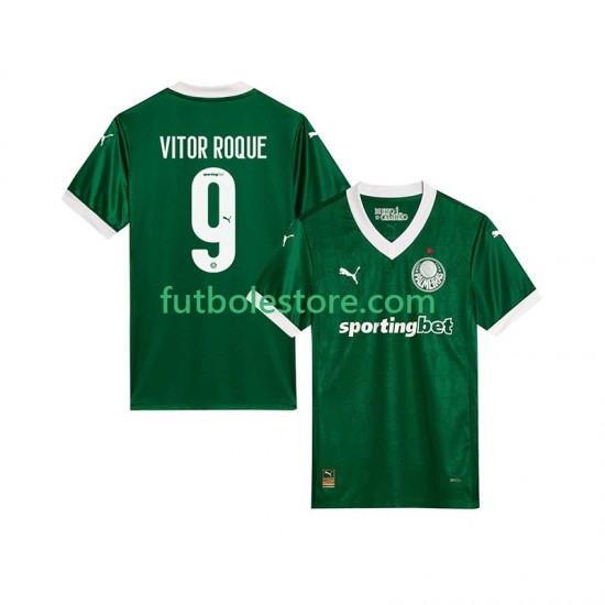 Primera Equipación del Palmeiras Vitor Roque 9 2025-2026 Manga Corta para Hombre Primera Equipación del Palmeiras Vitor Roque 9 2025-2026 Manga Corta para Hombre