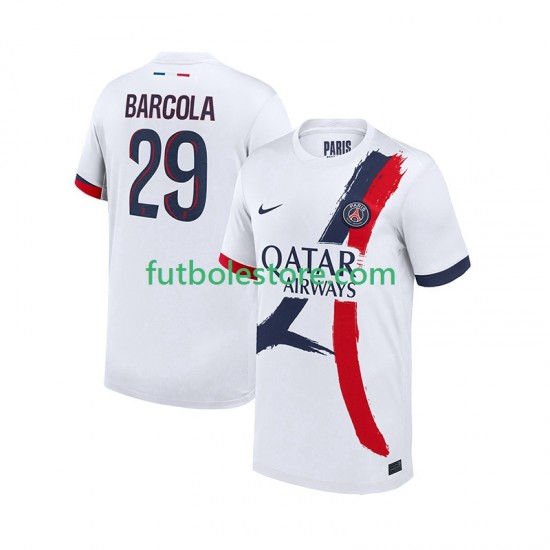 Segunda Equipación del Paris Saint-Germain Bradley Barcola 29 2025-2026 Manga Corta para Hombre Segunda Equipación del Paris Saint-Germain Bradley Barcola 29 2025-2026 Manga Corta para Hombre