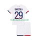 Segunda Equipación del Paris Saint-Germain Bradley Barcola 29 2025-2026 Manga Corta para Niño (Camiseta y pantalón) Segunda Equipación del Paris Saint-Germain Bradley Barcola 29 2025-2026 Manga Corta para Niño (Camiseta y pantalón)