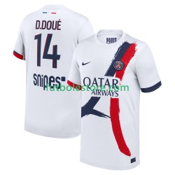 Segunda Equipación del Paris Saint-Germain Desire Doue 14 2025-2026 Manga Corta para Hombre
