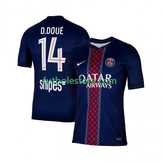 Primera Equipación del Paris Saint-Germain Desire Doue 14 2025-2026 Manga Corta para Hombre Primera Equipación del Paris Saint-Germain Desire Doue 14 2025-2026 Manga Corta para Hombre