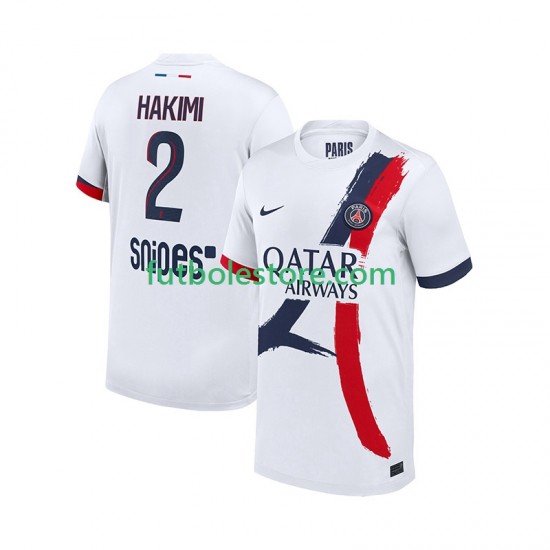 Segunda Equipación del Paris Saint-Germain Hakimi 2 2025-2026 Manga Corta para Hombre Segunda Equipación del Paris Saint-Germain Hakimi 2 2025-2026 Manga Corta para Hombre