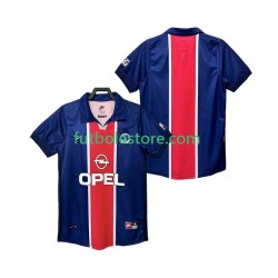 Primera Equipación del Paris Saint-Germain Retro 1998 1999 Manga Corta para Hombre