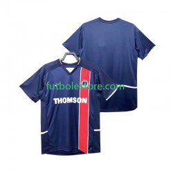 Primera Equipación del Paris Saint-Germain Retro 2002 2003 Manga Corta para Hombre