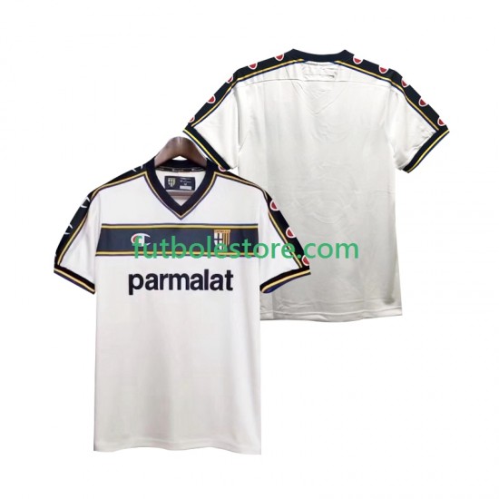 Segunda Equipación del Parma Retro 2002 2003 Manga Corta para Hombre Segunda Equipación del Parma Retro 2002 2003 Manga Corta para Hombre