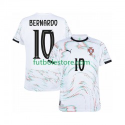 Segunda Equipación del Portugal Bernardo Silva 10 2025-2026 Manga Corta para Hombre