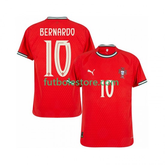 Primera Equipación del Portugal Bernardo Silva 10 2025-2026 Manga Corta para Hombre Primera Equipación del Portugal Bernardo Silva 10 2025-2026 Manga Corta para Hombre