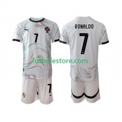 Segunda Equipación del Portugal Cristiano Ronaldo 7 2025 Manga Corta para Niño (Camiseta y pantalón)
