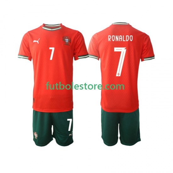 Primera Equipación del Portugal Cristiano Ronaldo 7 2025 Manga Corta para Niño (Camiseta y pantalón) Primera Equipación del Portugal Cristiano Ronaldo 7 2025 Manga Corta para Niño (Camiseta y pantalón)