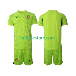 Primera Equipación del Portugal Portero 2025 Manga Corta para Niño (Camiseta y pantalón)