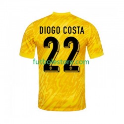 Primera Equipación del Portugal Portero Diogo Costa 22 2024 Manga Corta para Hombre