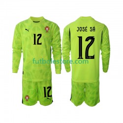 Primera Equipación del Portugal Portero Jose Sa 12 2025 ML para Niño (Camiseta y pantalón)