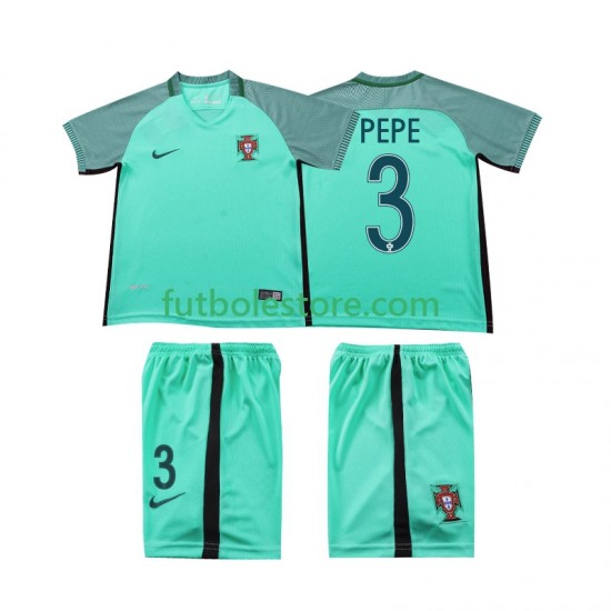Segunda Equipación del Portugal PEPE 3 Retro 2016 Manga Corta para Niño (Camiseta y pantalón) Segunda Equipación del Portugal PEPE 3 Retro 2016 Manga Corta para Niño (Camiseta y pantalón)