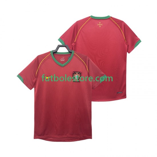 Primera Equipación del Portugal Retro 2006 Manga Corta para Hombre Primera Equipación del Portugal Retro 2006 Manga Corta para Hombre