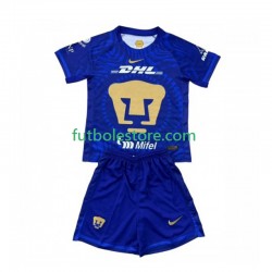 Segunda Equipación del Pumas UNAM 2025-2026 Manga Corta para Niño (Camiseta y pantalón)