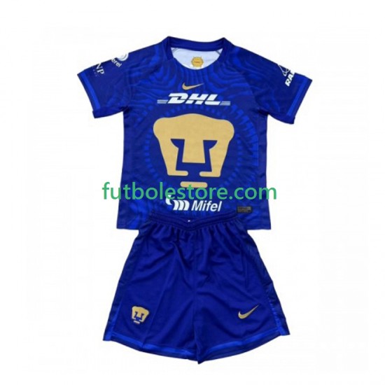 Segunda Equipación del Pumas UNAM 2025-2026 Manga Corta para Niño (Camiseta y pantalón) Segunda Equipación del Pumas UNAM 2025-2026 Manga Corta para Niño (Camiseta y pantalón)