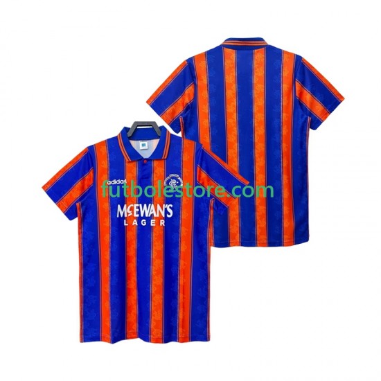 Segunda Equipación del Rangers Retro 1993 1994 Manga Corta para Hombre Segunda Equipación del Rangers Retro 1993 1994 Manga Corta para Hombre