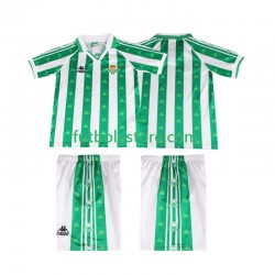 Primera Equipación del Real Betis Retro 1996 1997 Manga Corta para Niño (Camiseta y pantalón)