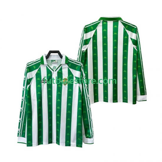 Primera Equipación del Real Betis Retro 1996 1997 ML para Hombre Primera Equipación del Real Betis Retro 1996 1997 ML para Hombre