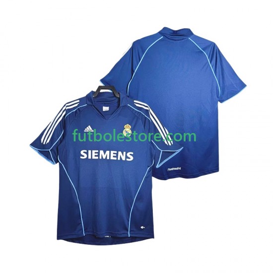 Segunda Equipación del Real Madrid Retro 2005 2006 Manga Corta para Hombre Segunda Equipación del Real Madrid Retro 2005 2006 Manga Corta para Hombre
