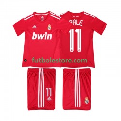 Tercera Equipación del Real Madrid BALE 11 Retro 2011 2012 Manga Corta para Niño (Camiseta y pantalón)