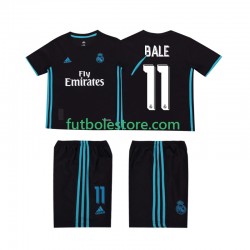Segunda Equipación del Real Madrid Bale 11 Retro 2017 2018 Manga Corta para Niño (Camiseta y pantalón)