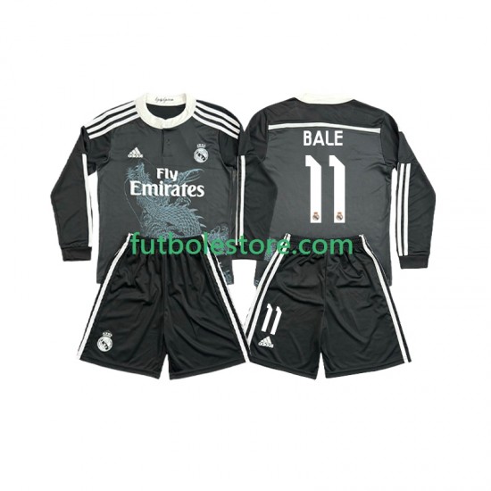 Tercera Equipación del Real Madrid Bale 11 Retro 2014 2015 ML para Niño (Camiseta y pantalón) Tercera Equipación del Real Madrid Bale 11 Retro 2014 2015 ML para Niño (Camiseta y pantalón)