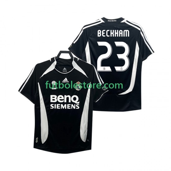 Tercera Equipación del Real Madrid Beckham 23 Retro 2006 2007 Manga Corta para Hombre Tercera Equipación del Real Madrid Beckham 23 Retro 2006 2007 Manga Corta para Hombre