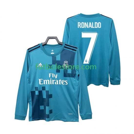 Tercera Equipación del Real Madrid CRISTIANO RONALDO 7 Retro 2017 2018 ML para Hombre Tercera Equipación del Real Madrid CRISTIANO RONALDO 7 Retro 2017 2018 ML para Hombre
