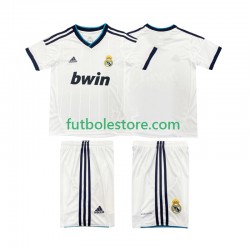 Primera Equipación del Real Madrid Retro 2012 2013 Manga Corta para Niño (Camiseta y pantalón)