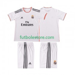 Primera Equipación del Real Madrid Retro 2013 2014 Manga Corta para Niño (Camiseta y pantalón)