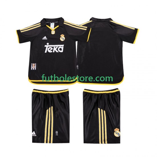 Segunda Equipación del Real Madrid Retro 1999 2001 Manga Corta para Niño (Camiseta y pantalón) Segunda Equipación del Real Madrid Retro 1999 2001 Manga Corta para Niño (Camiseta y pantalón)