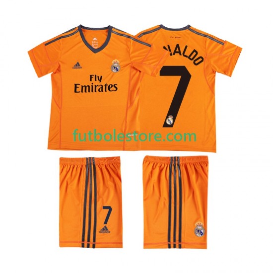 Tercera Equipación del Real Madrid Cristiano Ronaldo 7 Retro 2013 2014 Manga Corta para Niño (Camiseta y pantalón) Tercera Equipación del Real Madrid Cristiano Ronaldo 7 Retro 2013 2014 Manga Corta para Niño (Camiseta y pantalón)
