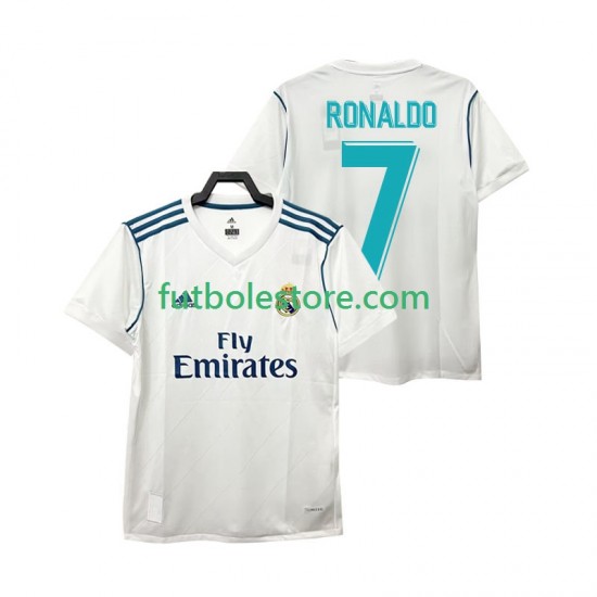 Primera Equipación del Real Madrid Cristiano Ronaldo 7 Retro 2017 Manga Corta para Hombre Primera Equipación del Real Madrid Cristiano Ronaldo 7 Retro 2017 Manga Corta para Hombre