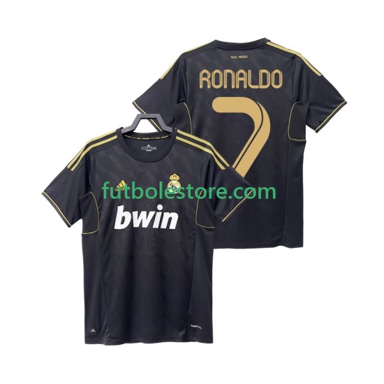 Segunda Equipación del Real Madrid Cristiano Ronaldo 7 Retro 2011 2012 Manga Corta para Hombre Segunda Equipación del Real Madrid Cristiano Ronaldo 7 Retro 2011 2012 Manga Corta para Hombre