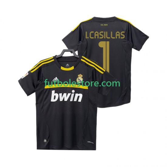 Segunda Equipación del Real Madrid Portero I.CASILLAS 1 Retro 2011 2012 Manga Corta para Hombre Segunda Equipación del Real Madrid Portero I.CASILLAS 1 Retro 2011 2012 Manga Corta para Hombre