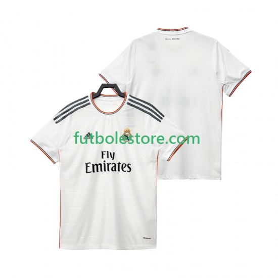 Primera Equipación del Real Madrid Retro 2013 2014 Manga Corta para Hombre Primera Equipación del Real Madrid Retro 2013 2014 Manga Corta para Hombre