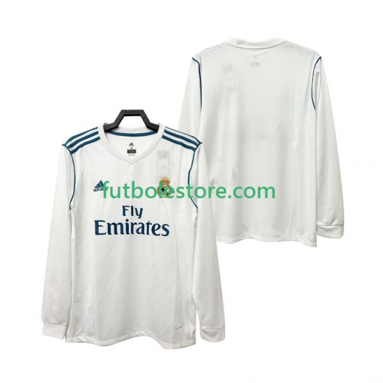 Primera Equipación del Real Madrid Retro 2017 2018 ML para Hombre Primera Equipación del Real Madrid Retro 2017 2018 ML para Hombre