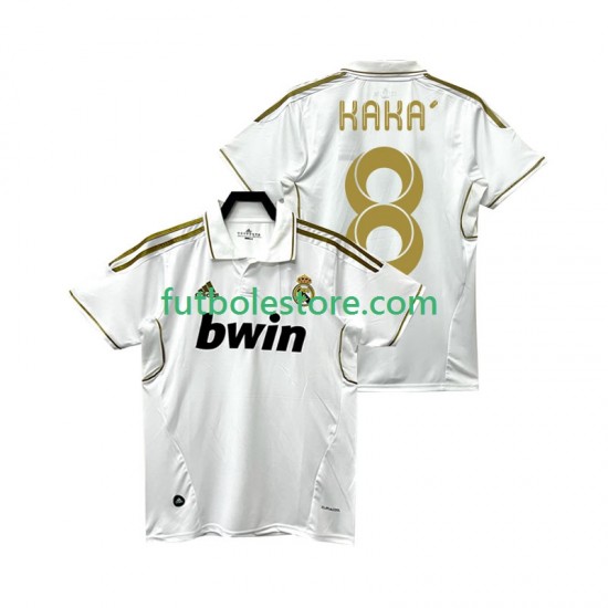 Primera Equipación del Real Madrid KAKA 8 Retro 2011 2012 Manga Corta para Hombre Primera Equipación del Real Madrid KAKA 8 Retro 2011 2012 Manga Corta para Hombre