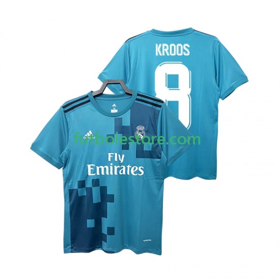 Tercera Equipación del Real Madrid KROOS 8 Retro 2017 2018 Manga Corta para Hombre Tercera Equipación del Real Madrid KROOS 8 Retro 2017 2018 Manga Corta para Hombre