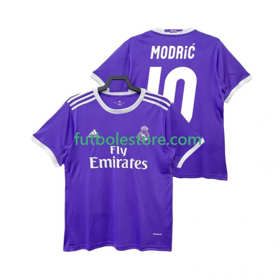 Segunda Equipación del Real Madrid LUCA MODRIC 10 Retro 2016 2017 Manga Corta para Hombre Segunda Equipación del Real Madrid LUCA MODRIC 10 Retro 2016 2017 Manga Corta para Hombre