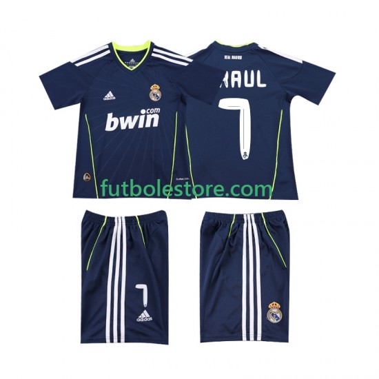 Segunda Equipación del Real Madrid PAUL 7 Retro 2010 2011 Manga Corta para Niño (Camiseta y pantalón) Segunda Equipación del Real Madrid PAUL 7 Retro 2010 2011 Manga Corta para Niño (Camiseta y pantalón)