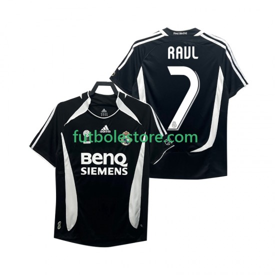 Tercera Equipación del Real Madrid RAUL 7 Retro 2006 2007 Manga Corta para Hombre Tercera Equipación del Real Madrid RAUL 7 Retro 2006 2007 Manga Corta para Hombre