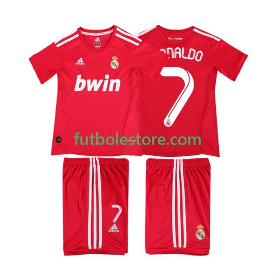 Tercera Equipación del Real Madrid RONALDO 7 Retro 2011 2012 Manga Corta para Niño (Camiseta y pantalón) Tercera Equipación del Real Madrid RONALDO 7 Retro 2011 2012 Manga Corta para Niño (Camiseta y pantalón)