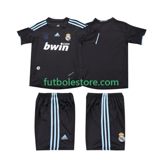 Segunda Equipación del Real Madrid Retro 2009 2010 Manga Corta para Niño (Camiseta y pantalón) Segunda Equipación del Real Madrid Retro 2009 2010 Manga Corta para Niño (Camiseta y pantalón)